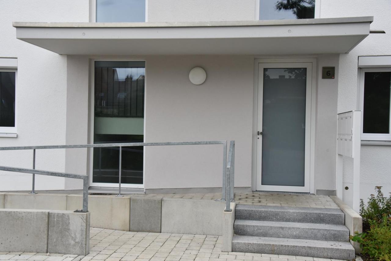 Ferienwohnung Antike&Modern Deluxe 2 mit Terrasse Leipheim Exterior foto